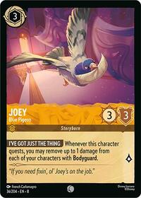 Joey - Blue Pigeon - Reign of Jafar - 36/204