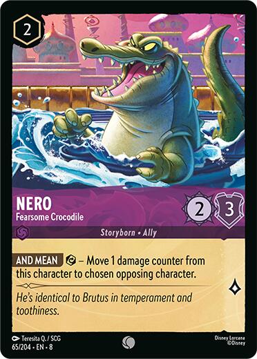 Nero - Fearsome Crocodile (65/204) [Reign of Jafar]