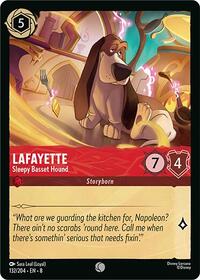 Lafayette - Sleepy Basset Hound - Reign of Jafar - 132/204