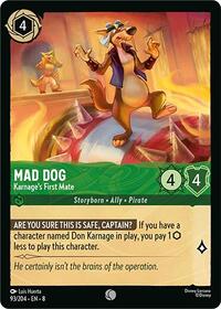 Mad Dog - Karnage's First Mate - Reign of Jafar - 93/204