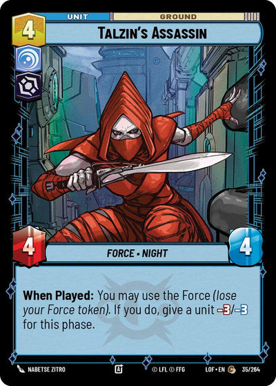 Talzin's Assassin (35/264) (35/264) [Legends of the Force]