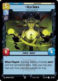 Old Daka - Oldest and Wisest - Legends of the Force - 036/264
