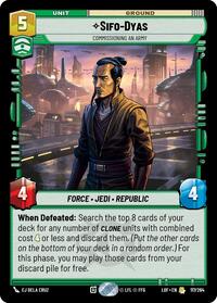 Sifo-Dyas - Commissioning An Army - Legends of the Force - 117/264