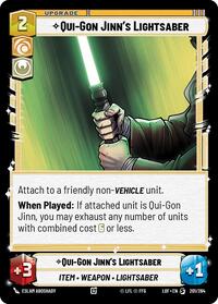 Qui-Gon Jinn's Lightsaber - Legends of the Force - 201/264