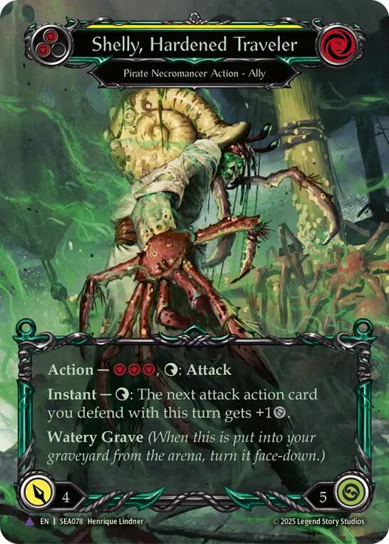 Shelly, Hardened Traveler (Marvel) [SEA078] (High Seas)  Cold Foil