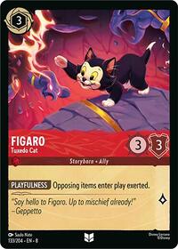Figaro - Tuxedo Cat - Reign of Jafar - 133/204