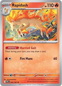 Rapidash - 030/182 - SV10: Destined Rivals - 030/182