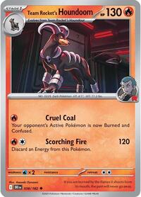 Team Rocket's Houndoom - 038/182 - SV10: Destined Rivals - 038/182