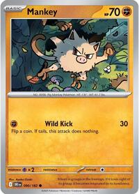 Mankey - SV10: Destined Rivals - 090/182