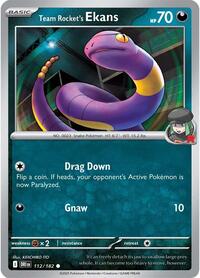 Team Rocket's Ekans - SV10: Destined Rivals - 112/182