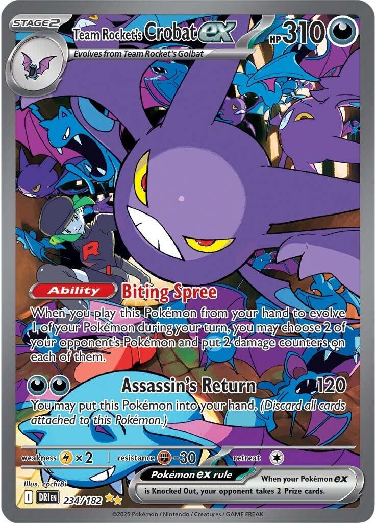Team Rocket's Crobat ex (234/182) [Scarlet & Violet: Destined Rivals]
