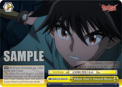 What One's Sword Bears (RKN/S115-E039 CR) [Rurouni Kenshin]