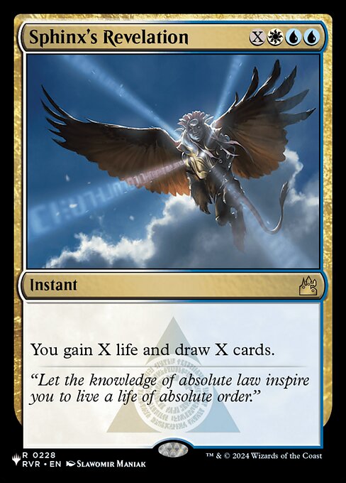 Sphinx's Revelation - The List - RVR-228
