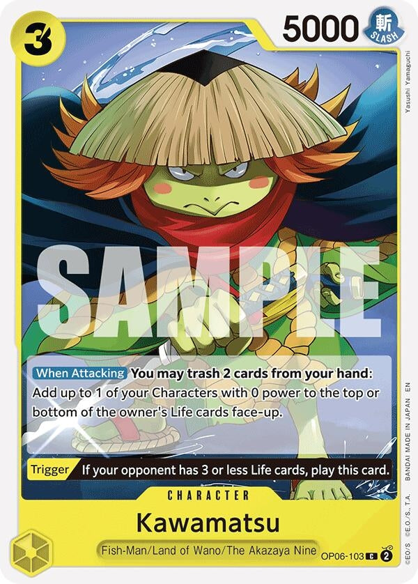 Image for Kawamatsu (Reprint) (OP06-103) (ST-28) - One Piece Card Game