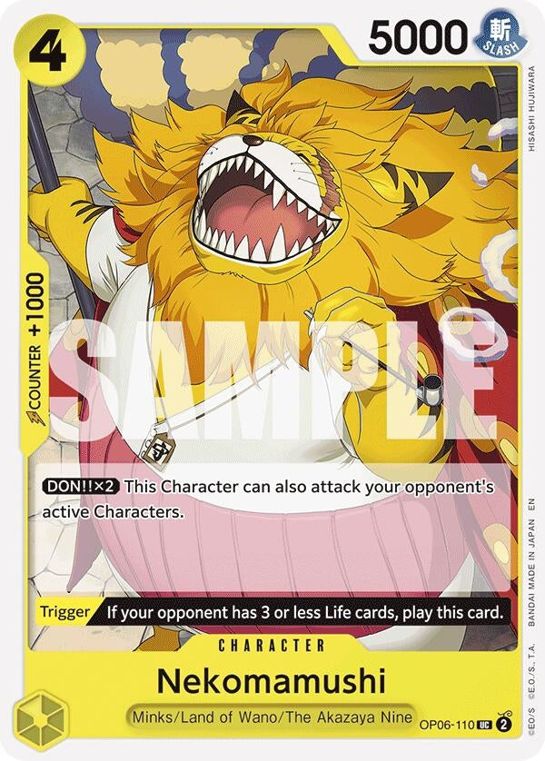 Image for Nekomamushi (Reprint) (OP06-110) (ST-28) - One Piece Card Game