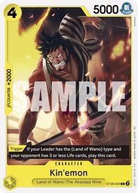Kin'emon - ST-28: Starter Deck 28 GREEN/YELLOW Yamato - ST28-003