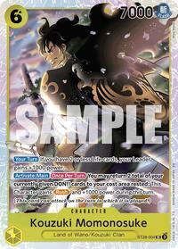 Kouzuki Momonosuke - ST-28: Starter Deck 28 GREEN/YELLOW Yamato - ST28-004