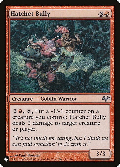 Hatchet Bully - The List - EVE-54