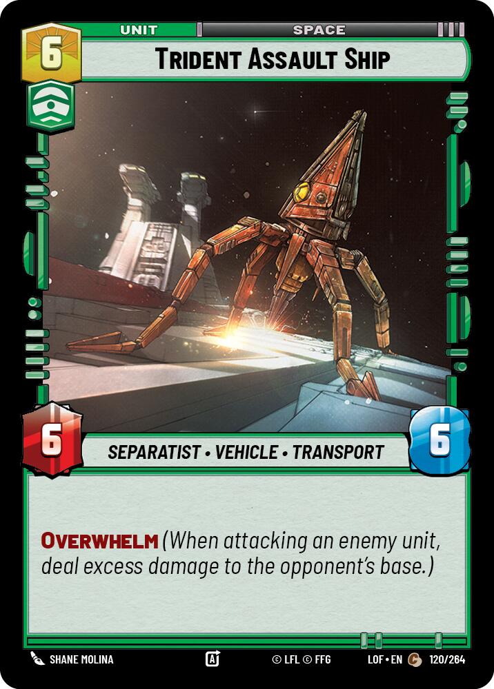Trident Assault Ship (120/264) (120/264) [Legends of the Force]
