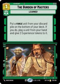 The Burden of Masters - Legends of the Force - 125/264