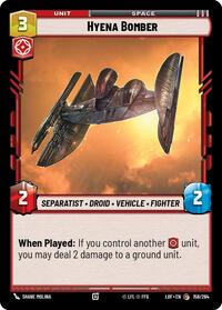 Hyena Bomber - Legends of the Force - 158/264