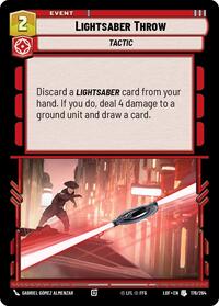 Lightsaber Throw - Legends of the Force - 176/264