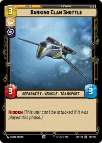 Banking Clan Shuttle - Legends of the Force - 181/264