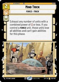 Mind Trick - Legends of the Force - 202/264