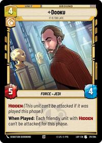 Dooku - It Is Too Late - Legends of the Force - 211/264