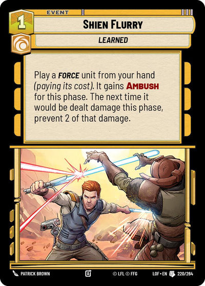 Shien Flurry (220/264) (220/264) [Legends of the Force]