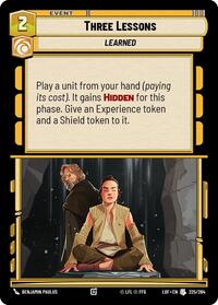 Three Lessons - Legends of the Force - 225/264