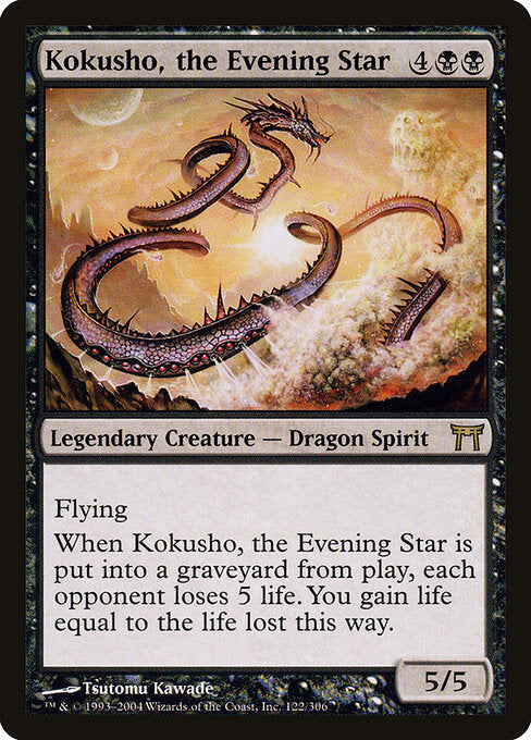 Kokusho, the Evening Star - Champions of Kamigawa - 122
