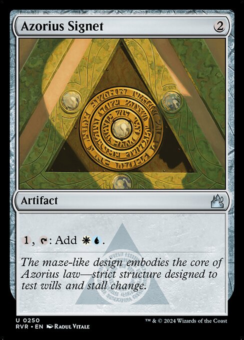 Azorius Signet - Ravnica Remastered - 250