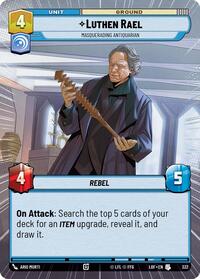 Luthen Rael - Masquerading Antiquarian (Hyperspace) - Legends of the Force - 332