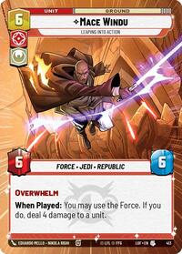Mace Windu - Leaping into Action (Hyperspace) - Legends of the Force - 413
