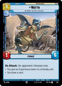 Watto - No Money, No Parts, No Deal (Foil) - Legends of the Force - 567