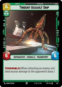 Trident Assault Ship (Foil) - Legends of the Force - 622