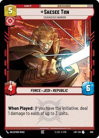 Saesee Tiin - Courageous Warrior (Foil) - Legends of the Force - 669