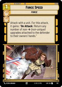 Force Speed (Foil) - Legends of the Force - 707