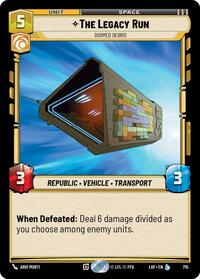 The Legacy Run - Doomed Debris (Foil) - Legends of the Force - 715