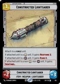 Constructed Lightsaber (Foil) - Legends of the Force - 763
