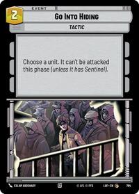 Go Into Hiding (Foil) - Legends of the Force - 764