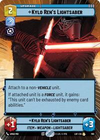 Kylo Ren's Lightsaber (Hyperspace Foil) - Legends of the Force - 780