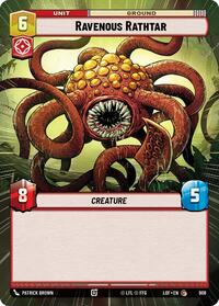 Ravenous Rathtar (Hyperspace Foil) - Legends of the Force - 908