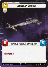 Longbeam Cruiser (Hyperspace Foil) - Legends of the Force - 993