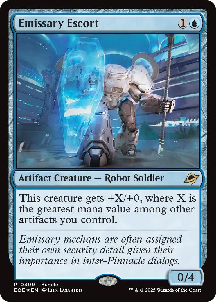 Emissary Escort (Bundle) [Edge of Eternities Promo Pack]