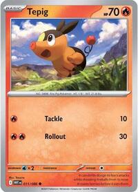 Tepig - SV: White Flare - 011/086
