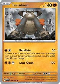 Terrakion - SV: White Flare - 054/086