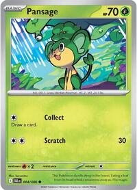 Pansage - SV: Black Bolt - 004/086