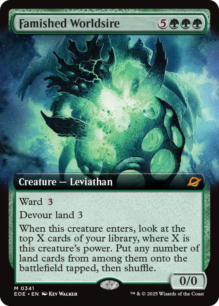 Famished Worldsire (Extended Art) [Edge of Eternities]